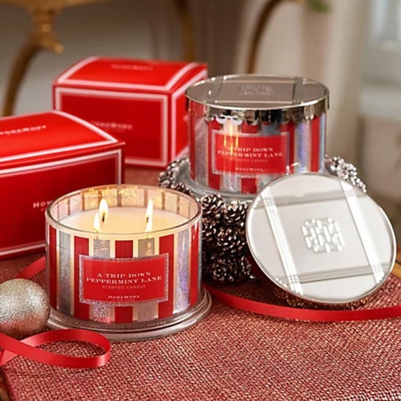 Home Worx Accents Homeworx By Harry Slatkin 8oz Peppermint Lane